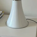 Italian Led Table Lamp with Glass Shade Metal Base for Stylish Desk Lighting by Ljojo