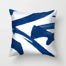 Blue Pattern Cushion Cover 45*45cm Pillowcase for Bedroom Sofa Home Decor by Ljojo