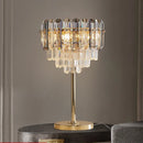 Crystal Bar Table Lamp Luxury Dimmable Desk Light for Home Office Hotel - Ljojo