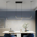 Ljojo Modern Aluminum LED Chandeliers for Dining Room, Bedroom, Living Room