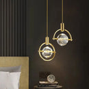Crystal LED Small Chandelier Nordic Luxury Bedroom Hanging Lamp by Ljojo