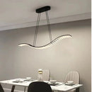 Minimalist LED Hanging Lamp Modern Italian Design Piano Living Room Light by Ljojo