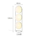 Ljojo Modern Acrylic Ball Floor Lamp for Living Room Bedroom Decor and Lighting