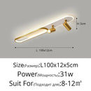 Nordic Long LED Ceiling Light for Living Dining Room Minimalist Kitchen Ljojo