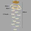 LED Pendant Light Chandelier Modern Home Decor Staircase Lamps by Ljojo