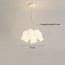 Creamy White Floral Pendant Light Fixture | Elegant and Romantic for Living Room | Ljojo