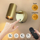 Ljojo LED Remote Charge Wall Lamp 3-Color Bedroom Living Room Lighting