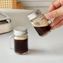 Ljojo 35ml Glass Sealed Mini Bottle Set for Coffee, Honey, Juice - Leakproof & Portable Jar