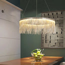 Ljojo Luxury Tassel Chandelier Pendant Lamp for Bedroom - Art Ceiling Hanging Light