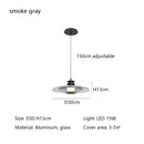 Modern Glass Flying Saucer LED Pendant Light Chandelier for Dining Room by Ljojo