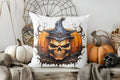 Haunted House & Bat Halloween Decor Pillow Cover for Ljojo - Sofa Bedroom Car Decor