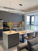 LED Pendant Light: Modern Black Restaurant Chandelier by Ljojo