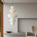 Ljojo Paper Pendant Lamp Chandelier Floor Light Art Decor E27 Bulb Living Room Style
