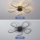 Nordic Luxury Art LED Pendant Light: Chrome/Gold Plated Flower Chandelier by Ljojo