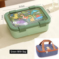 Ljojo 1250ML Cartoon Lunch Box & Soup Bowl Set