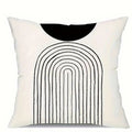 Ljojo Minimalist Round Printed Pillowcase Cover