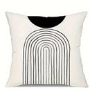 Ljojo Minimalist Round Printed Pillowcase Cover