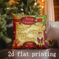 Christmas-themed Pillow Covers Set for Sofa, Bedroom & Car - Ljojo Brand