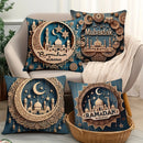 Ljojo 3D Castle Crescent Moon Pillowcase - Home Room Decoration
