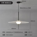 Nordic Pendant Light Glass Ball Chandelier Acrylic Shade Hanging Lamp by Ljojo
