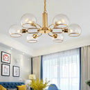 Modern Glass Chandelier for Kitchen Pendant Light Minimalist Creative Bedroom Dining Room Ljojo