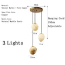 Modern Spanish Marble Chandelier Elegant Bedroom Lighting by Ljojo