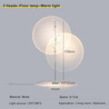 Modern LED Floor Lamps Sunset Shadow Rainbow Tree Branch Art Creative Indoor Lights for Living Room