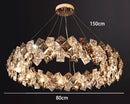 Ljojo Luxury Crystal Chandelier Pendant Light for Living Room Dining Room Ceilings