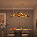 Wabi-Sabi LED Ceiling Chandelier Fish Bone Wood Pendant Light by Ljojo