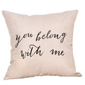 Ljojo Linen Pillow Cover 45X45CM - Decorative Cushion for Home Sofa