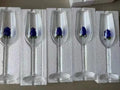 Ljojo 3D Pink Glass Rose Wine Glasses Cup Set - Lovely Household Gift