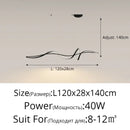 Ljojo Minimalist LED Pendant Lights for Dining Room, Living Room, and Bar