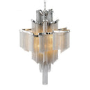 Modern Tassel Chandelier Hanging Light Luxury Pendant Lamp for Living Room by Ljojo