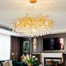 Ljojo Luxury Crystal Chandelier LED Lighting for Living Room Decoration