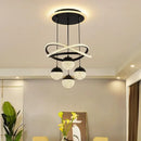 Ljojo Modern Acrylic Crystal Children Chandelier Pendant Lamp for Home Decor LED Indoor Lighting