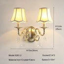 Ljojo Crystal Chandelier Gold Pendant Light for Living Room Dining Bedroom-Farmhouse Church Glam Lighting