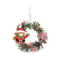 Ljojo Mini Christmas Wreath Ornament Set for Festive Decor