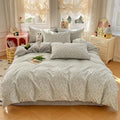 Ljojo 2025 Spring Summer Quilt Cover Set 13070 High-Count Cotton Bedding