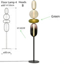 Italian Design Candy Floor Lamp Led Table Desk Light with Glass Shade by Ljojo