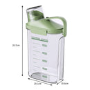 Ljojo 2500ML Food Storage Tank with Measuring Cup