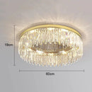 Ljojo Luxury Crystal LED Ceiling Lamps for Elegant Home Lighting