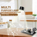 Ljojo LED Desk Lamp Wireless Charger Stand Clock Speaker Night Light USB Port