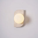 LED Cave Stone Wall Lamp for Bedroom | Japanese Style Guesthouse Light by Ljojo