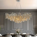 Crystal Chandelier Branch Restaurant High-End French Hall Lights by Ljojo