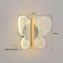 LED Butterfly Leaf Wall Lamp Modern Bedroom Lighting by Ljojo