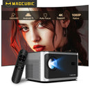 Ljojo™ 1080P HY350 Auto Focus Android 11 Wifi6 Projector 580ANSI 4K BT5.0 Voice Control