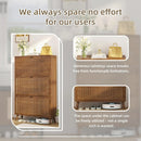 Ljojo™ 3-Drawer Wooden Shoe Storage Cabinet for Narrow Entryway