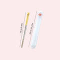 Ljojo 316 Stainless Steel Chopsticks Pair With Box, Anti-Slip Reusable Sushi Stick