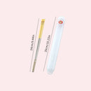 Ljojo 316 Stainless Steel Chopsticks Pair With Box, Anti-Slip Reusable Sushi Stick