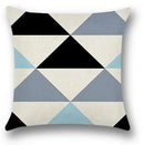 Ljojo Light Blue Linen Cushion Cover - 40x40 to 60x60 Pillowcase